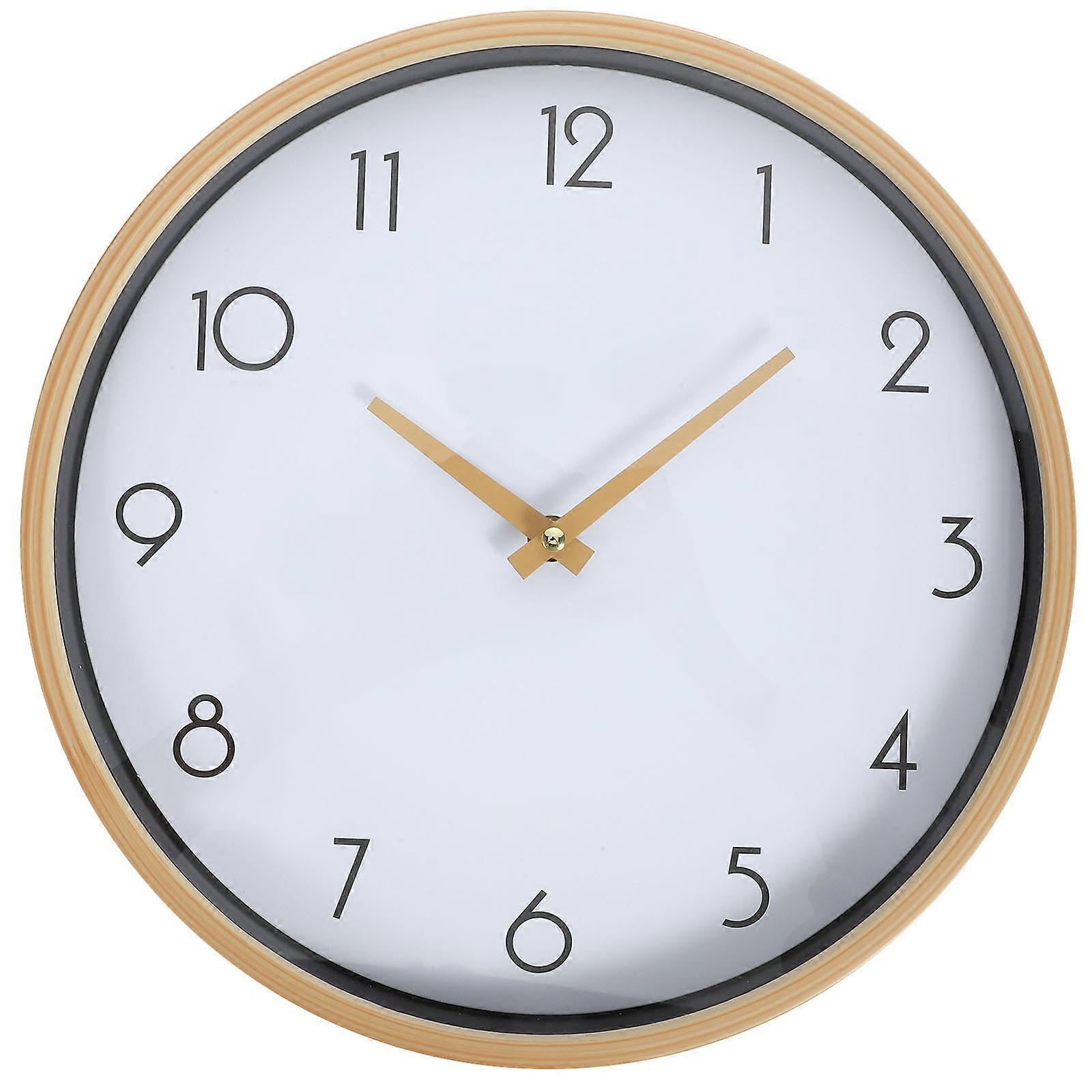 Home Wall Clock Silent Simple Design For Household Users Square 12 Inches 1Pack