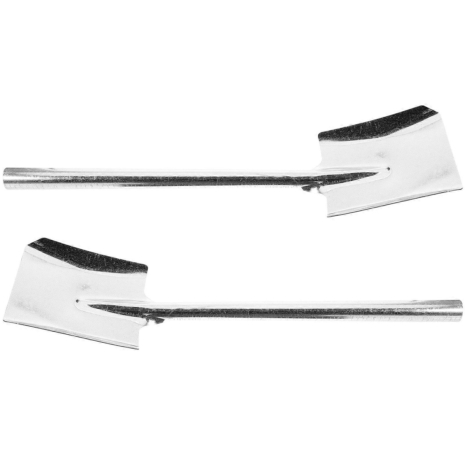 Soil Digging Spade General Users Silver 48.00X12.00X3.00CM Transplanting 2Pcs