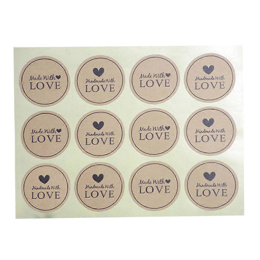 Sealing Sticker Round Label for Decorating 20 Sheets