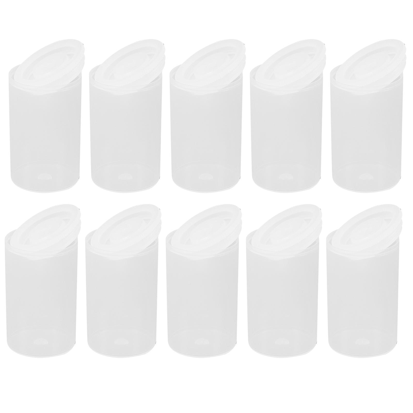 Small Canisters With Lids For Buttons Protection 5.50X3.30X3.30CM 30Pcs