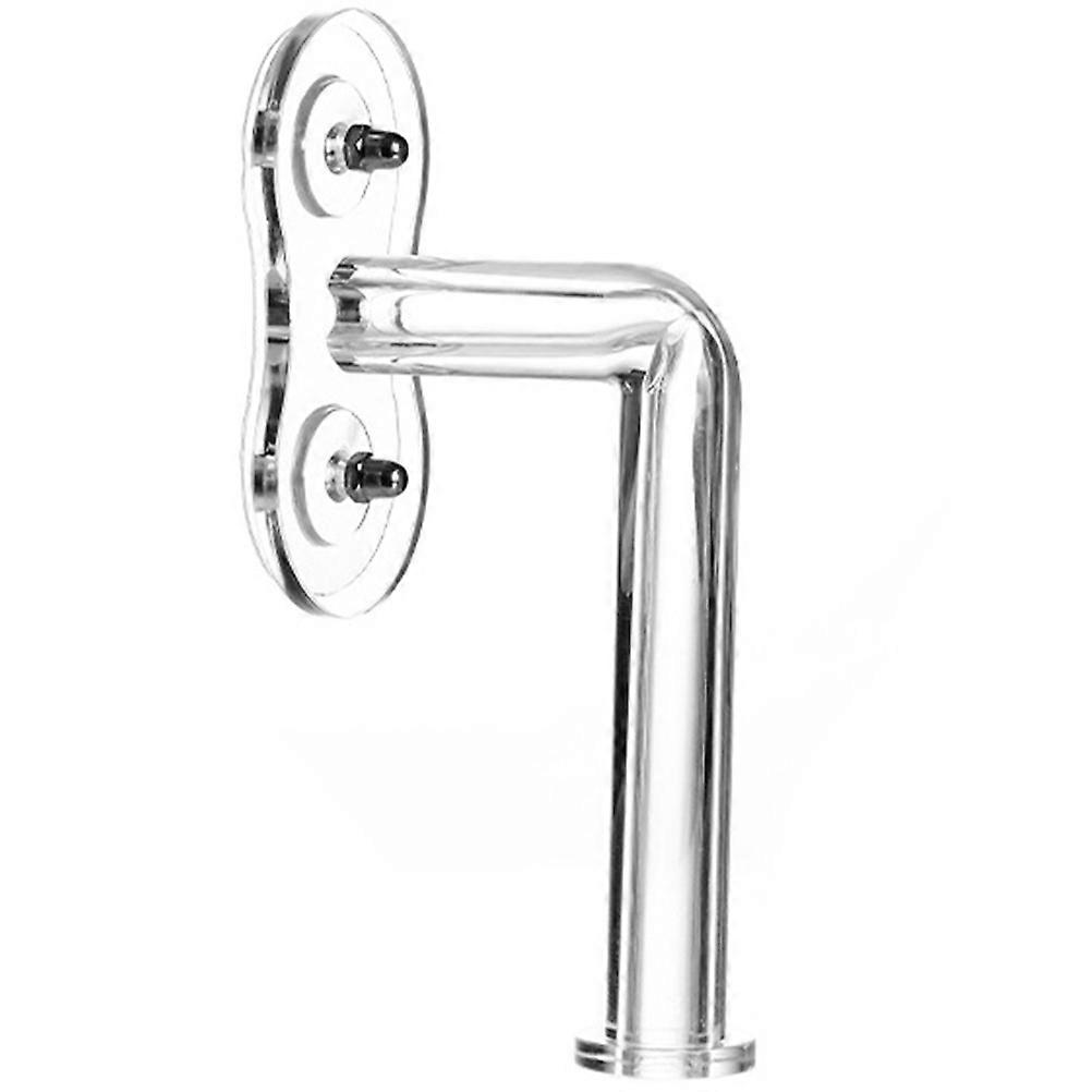 Wall Mounted Acrylic Toilet Paper Holder with Storage Shelf – Space Saving Bathroom Tissue Organizer for Easy Access