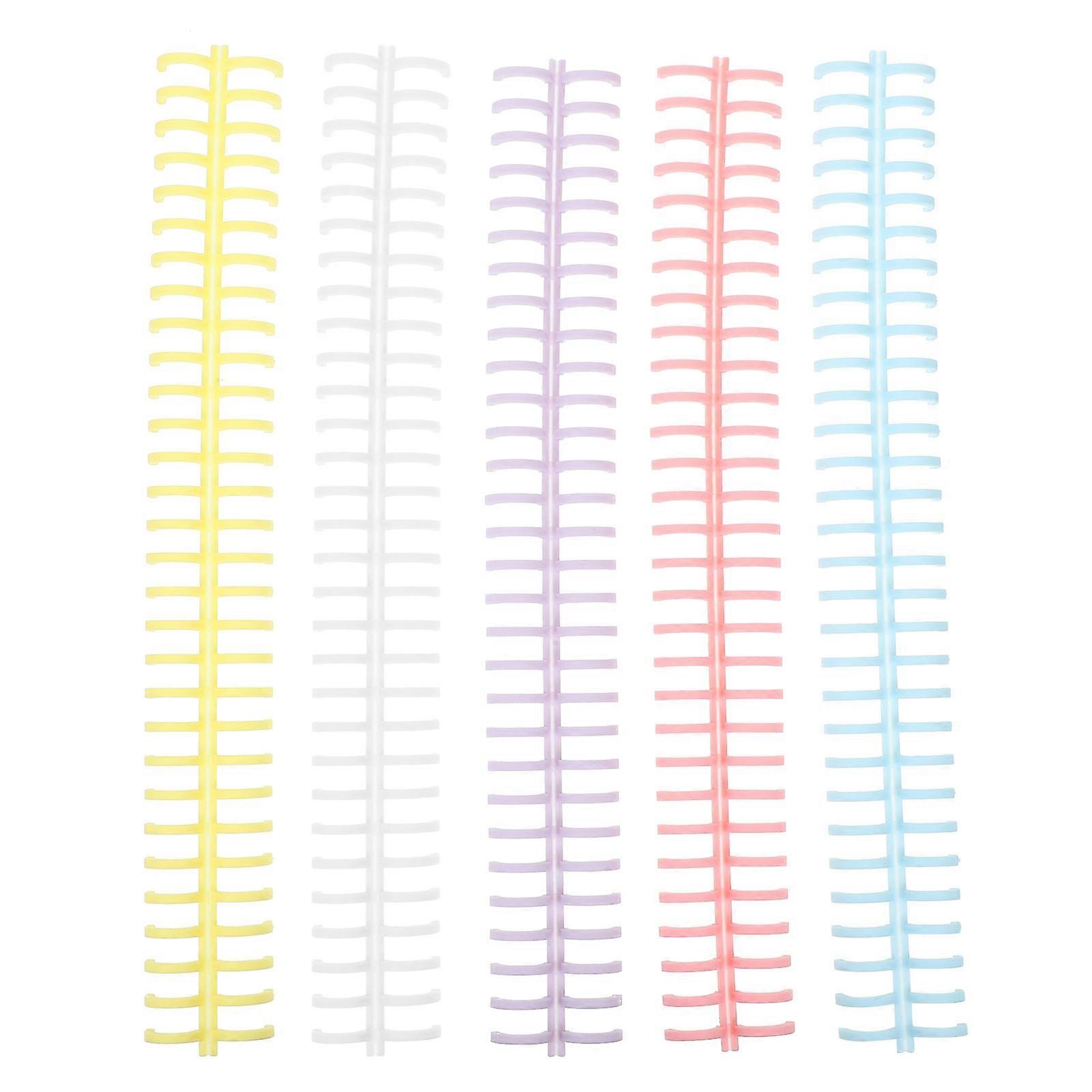Plastic Loose Leaf Binder Rings – 10pcs Flexible DIY Book Binding Coils for Notebooks, Binders & Crafts – Lightweight & Portable for Home, Office &