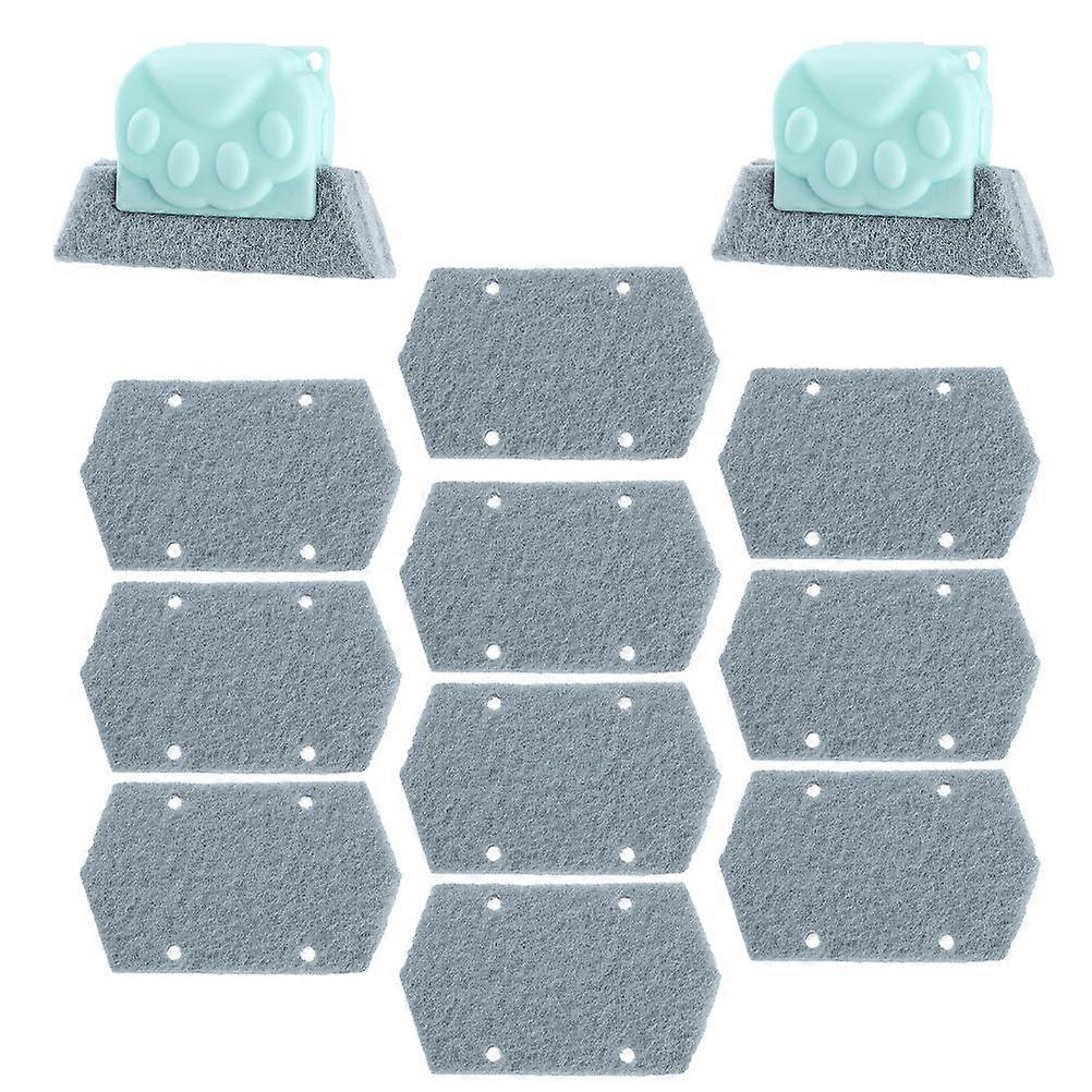 14pcs Groove Cleaner Set for Household Use – Efficient Window Track & Kitchen Countertop Brush for Stubborn Stains, Versatile Cleaning Tool