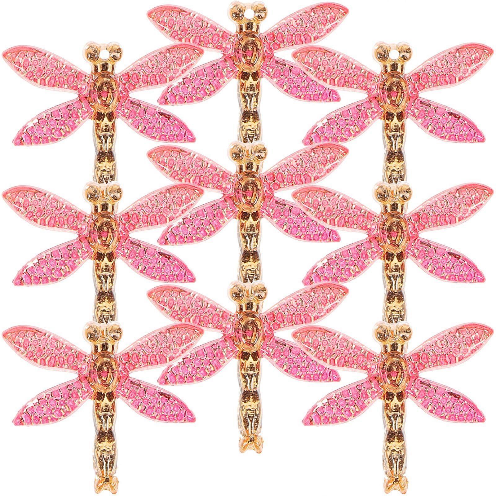 10pcs Tiny Dragonfly Charms Insect Charms Resin Charm Embellishments for Crafting
