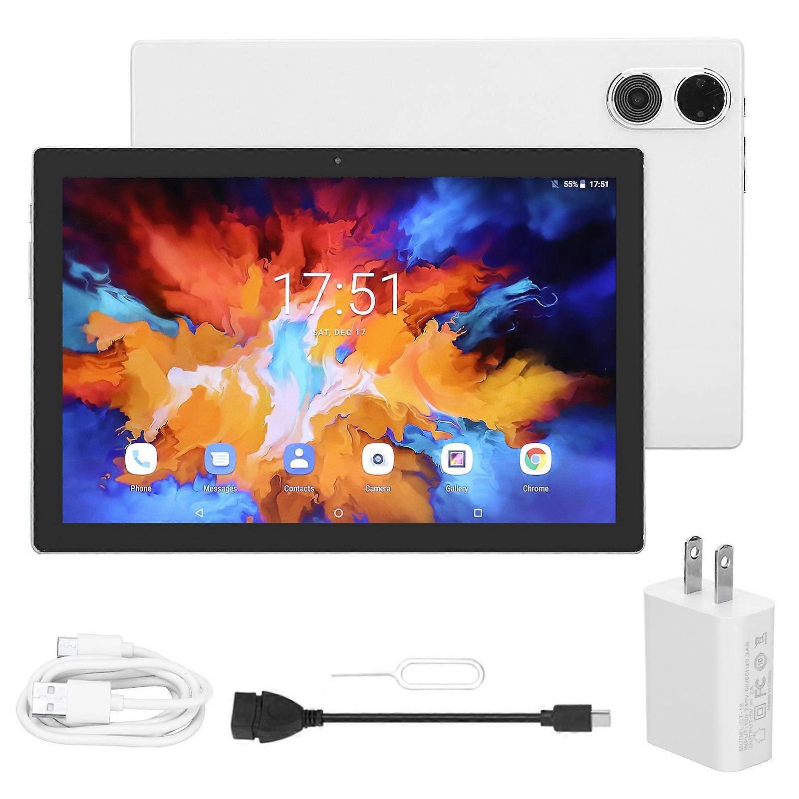 10.1 inch Tablet, 8GB RAM, 128GB ROM, Octa Core, 4G LTE, 8800mAh, 2.4G, 5G, Wi-Fi, for Android 11.0
