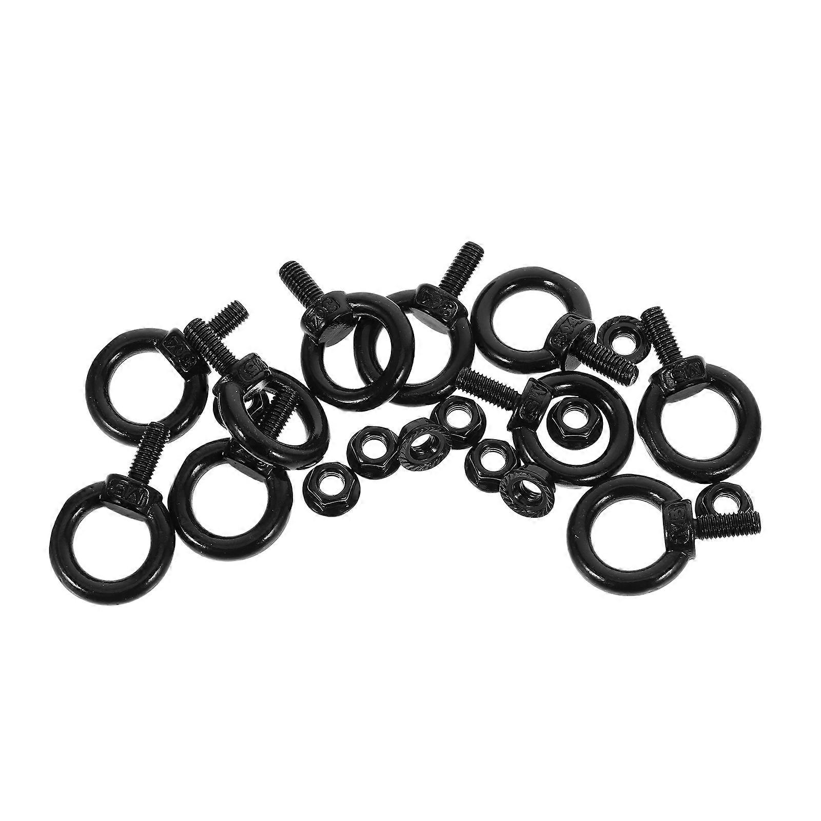 Lifting Eye Screw Ring Heavy-Duty Eyebolts For Home And Industrial Use 3.00X2.20X1.00CM Lifting 10Pcs