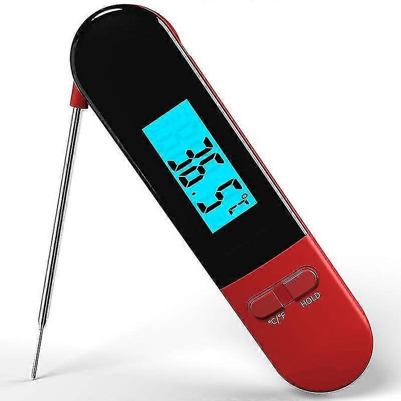 2025 Latest Model Folding Probe Kitchen Food Thermometer Electronic Large Screen