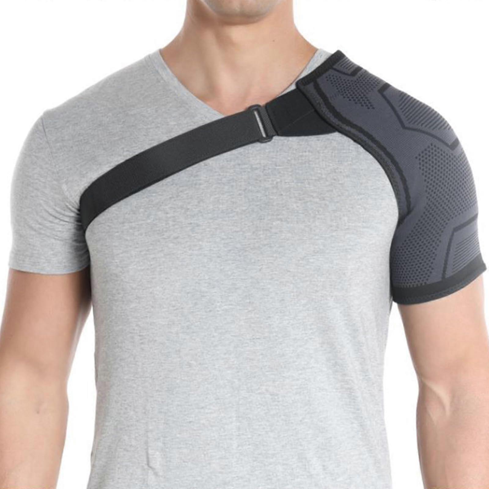 Shoulder Brace for Pain Relief, Adjustable Neoprene Support Bandage for Dislocated Joint and Tense Muscles, Unisex Left/Right