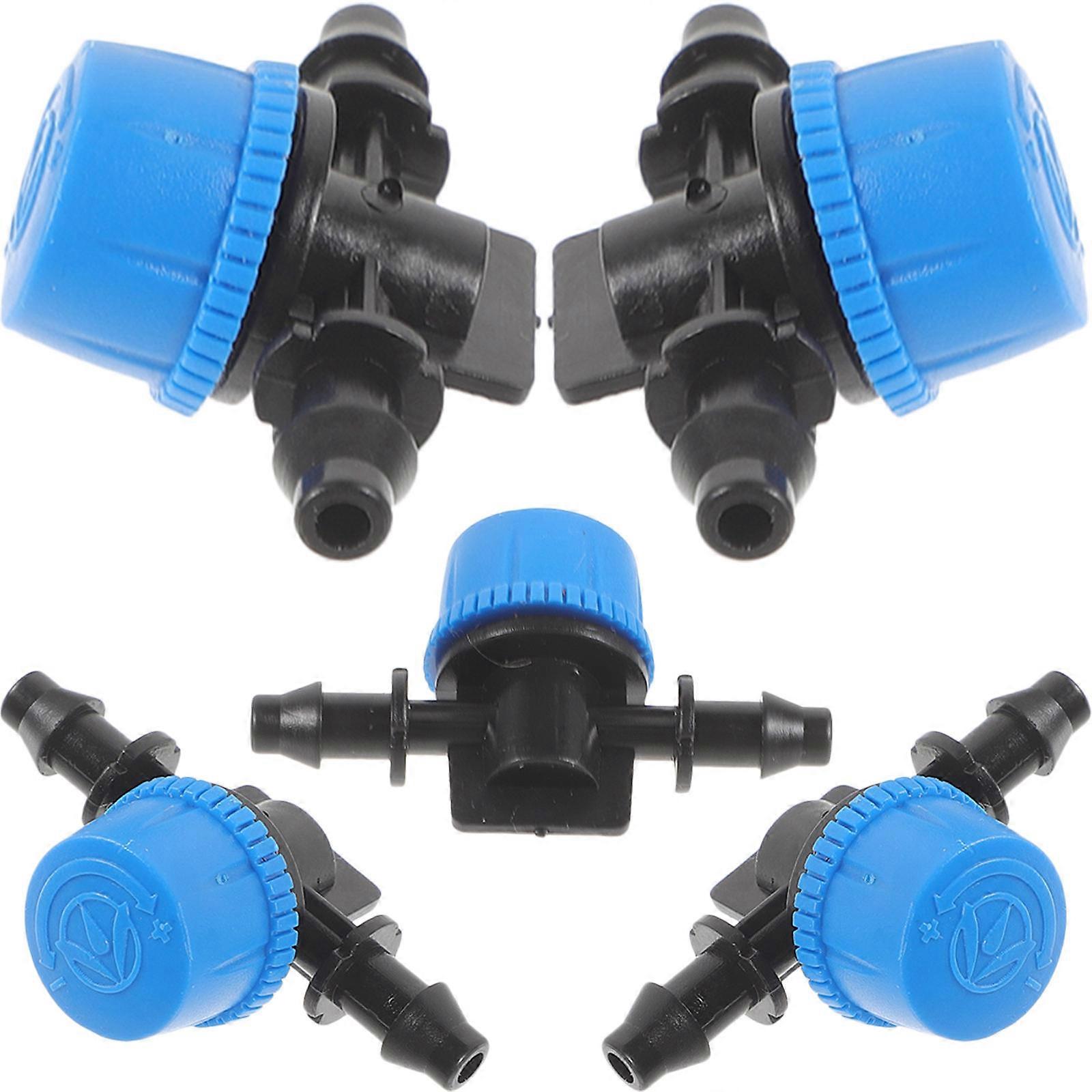 Water Shut Off Valves Plastic Irrigation Valves for Drip System 5Pcs Set