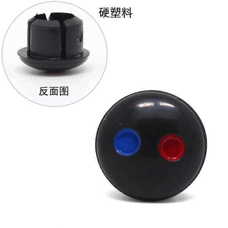 10 Pcs Faucet Replacement Part Water Temperature Indicators Hot Cold Water Markers Faucet Handle Index Buttons Hot And Cold Signs Button Hot Cold Wate