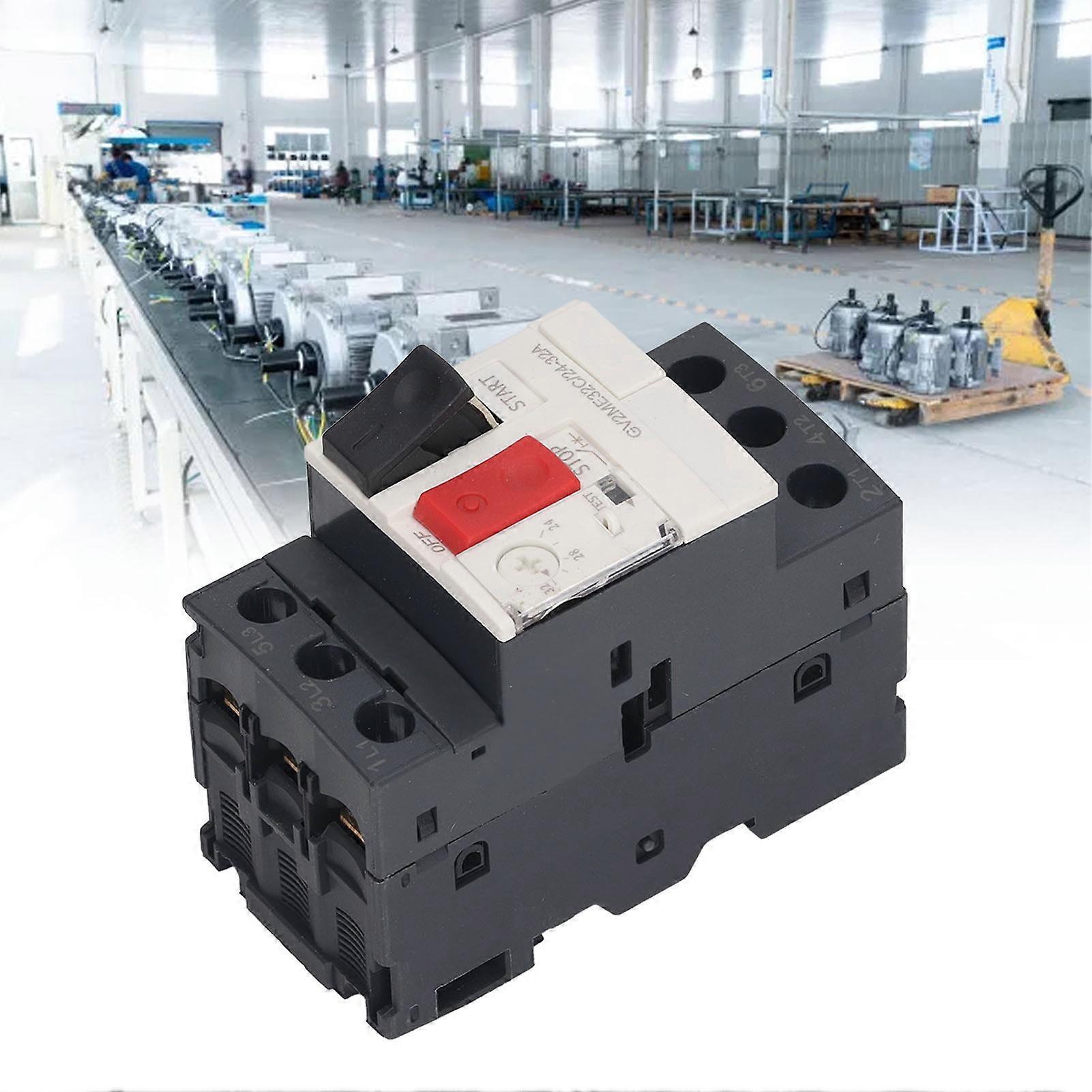 Motor Circuit Breaker 3P Overload Protection Switch Manual Motor Starter Button AC 690V GV2-ME32C 24-32A 
