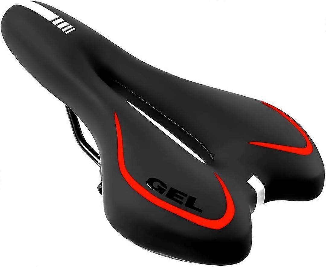 Bicycle seat, replacement saddle, soft, comfortable and waterproof cushion, prostate. Compatible with most bicycles, unisex