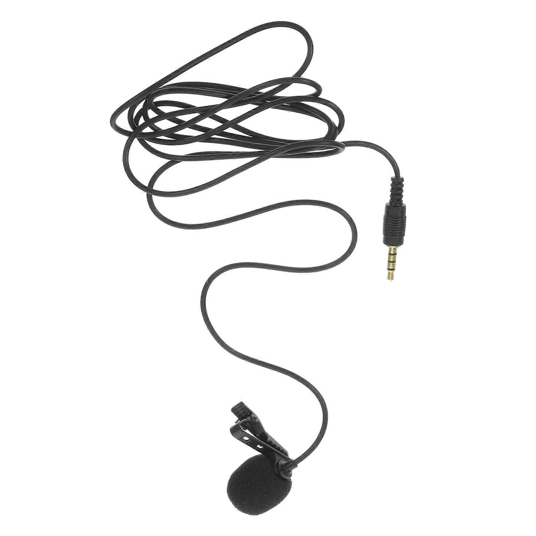 Lapel Microphone for Smartphones Lavalier Microphone with Noise Cancelling for Video Recording Vlogging Live Streaming