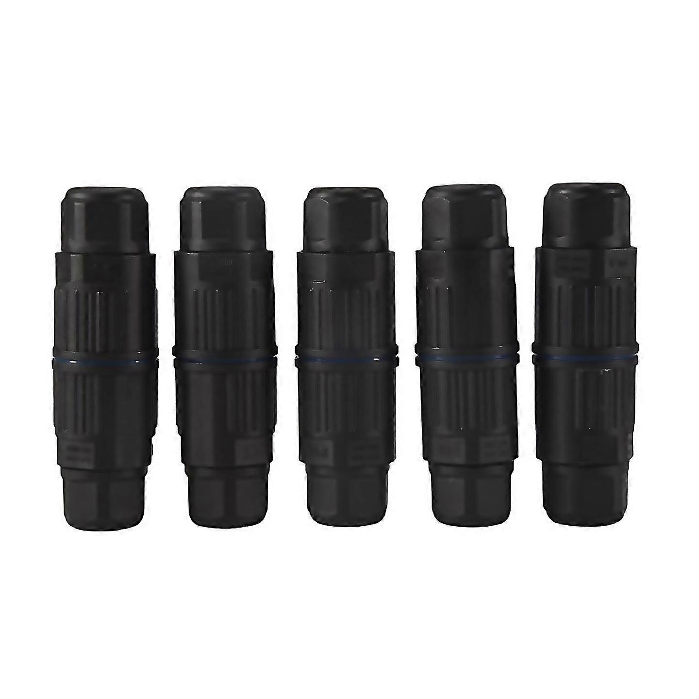 For 5pcs Ip68 Waterproof Junction Box(ac 300v, 16a) 2 Pin