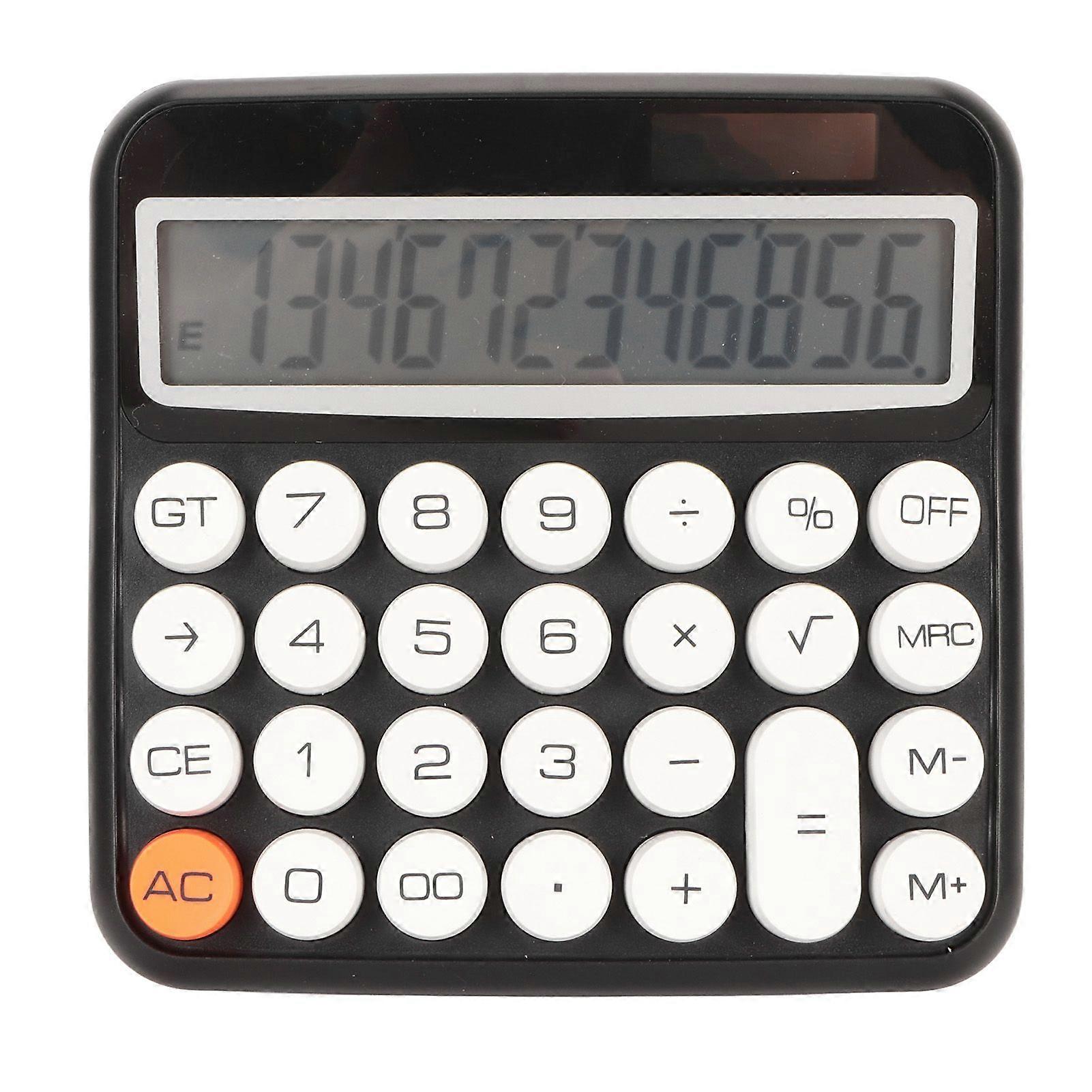 2025 Latest Model  12 Digit Calculator Round Button LCD Display Calculator