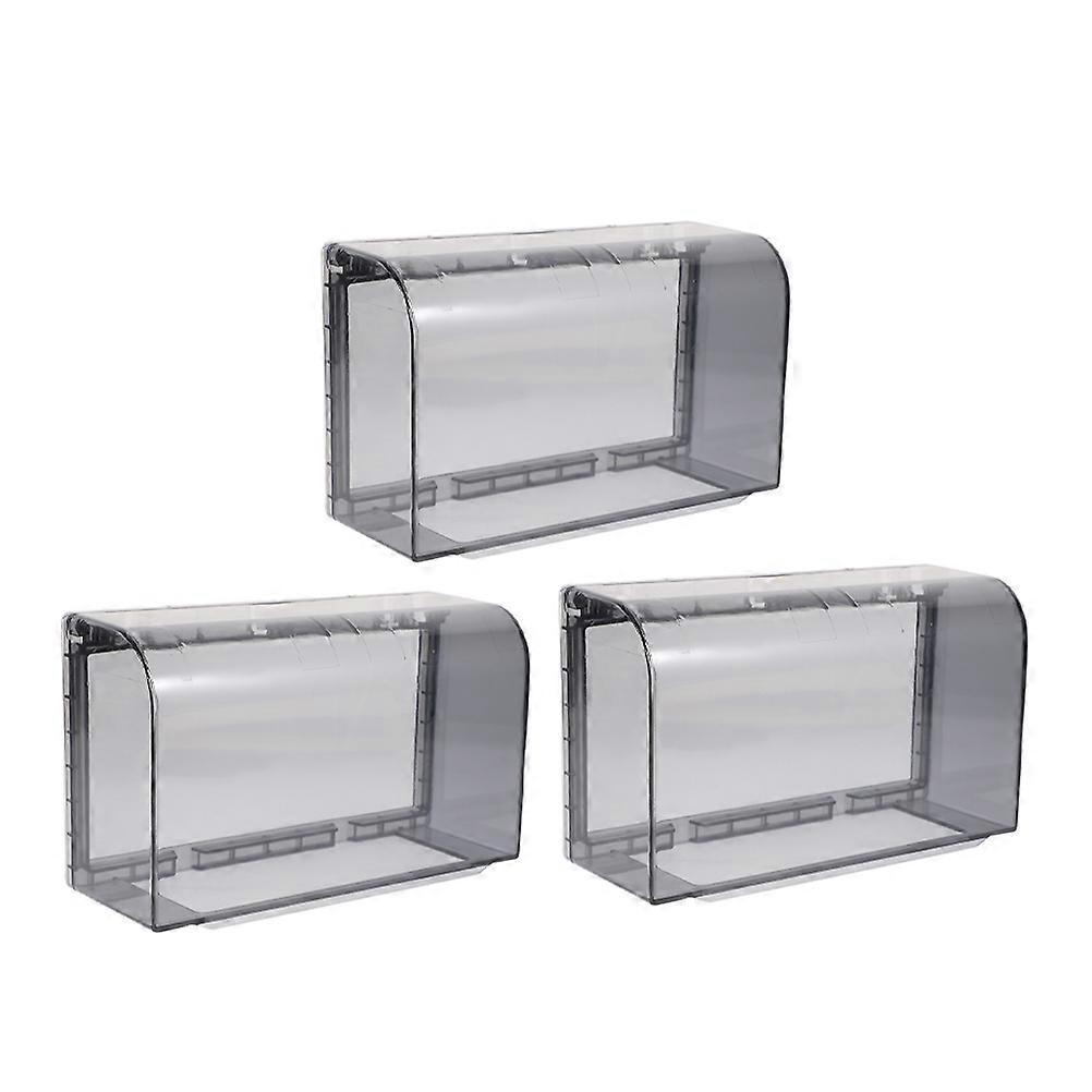 Outdoor Electrical Outlet Box Thickened Dual Position Switch Socket Protector for Humid Environments 3Pcs