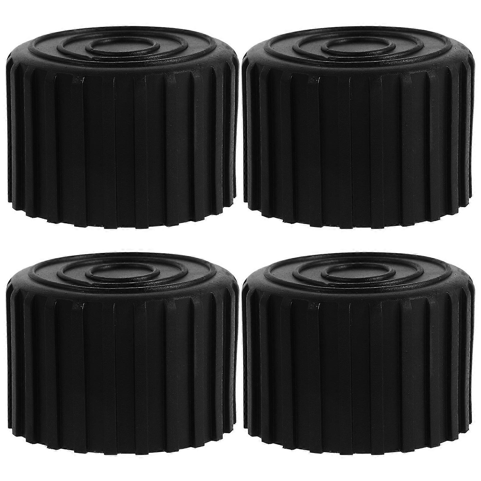 4pcs Durable Fitness Equipment Floor Protectors Non Slip Caster Pads for Gym Machines & Chairs, Scratch Resistant Pads for Hardwood Floors