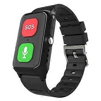 Type A S8 Elderly Smart Watch with GPS Positioning Heart Rate Monitor Body Temperature Tracking Waterproof Fitness Tracker