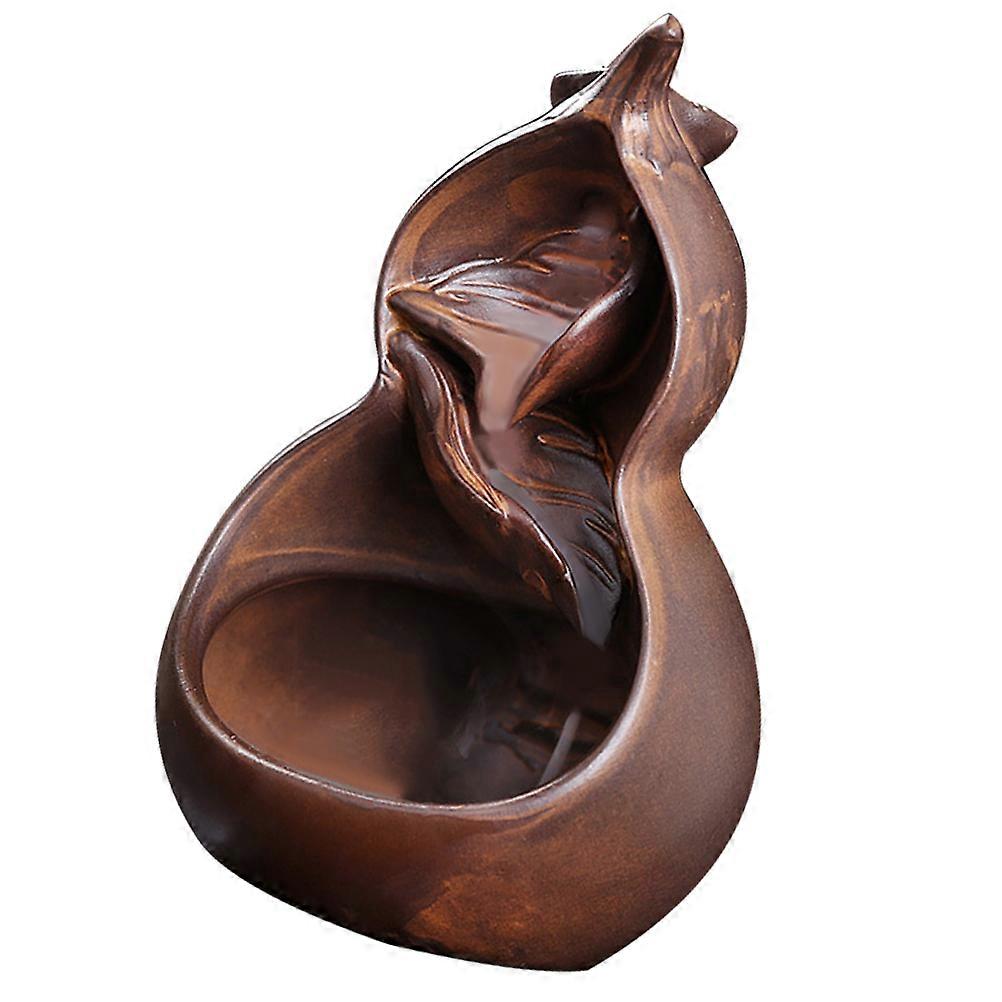 Essential Oil Diffuser Fire Ceramic Aroma Diffuser Gourd Shape For Friends And Family 9x9x14cm 1Set