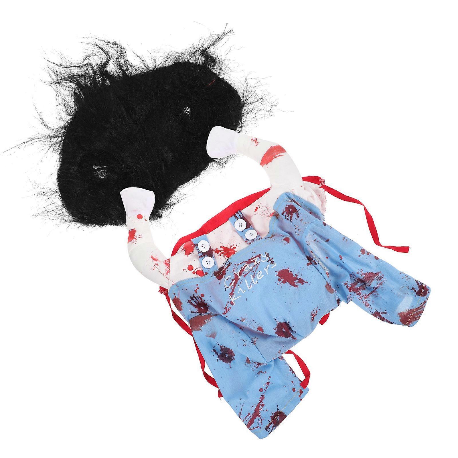 Dog Costume Prop Comfortable Pet Clothes For Halloween Party 1Set