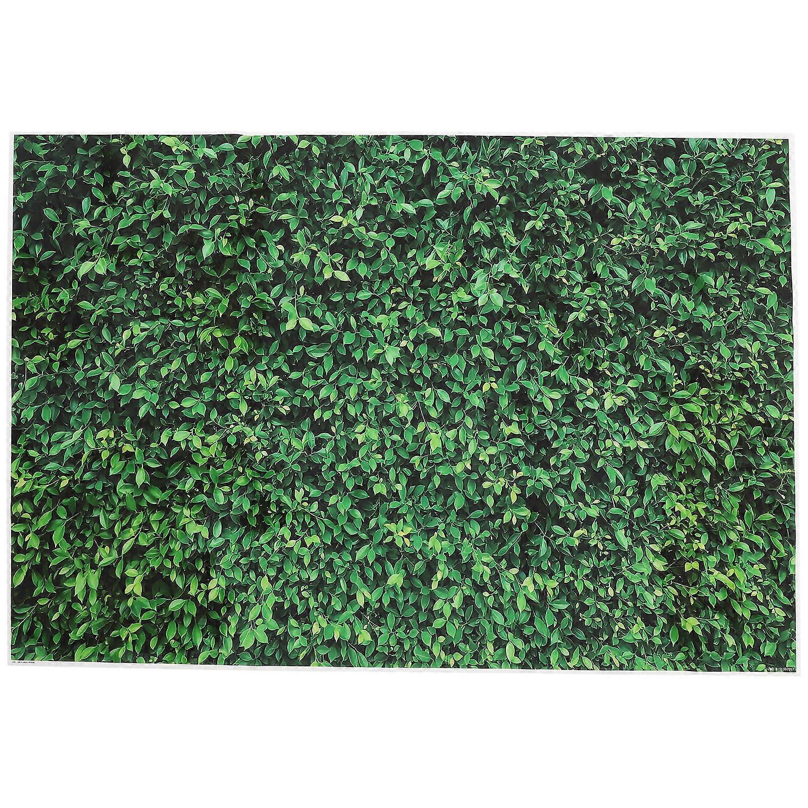 Green Leaves Wall Backdrop, High Resolution Photography Background for Showers, Parties, and Events, Durable, Easy to Clean, Wrinkle Resistant Grass