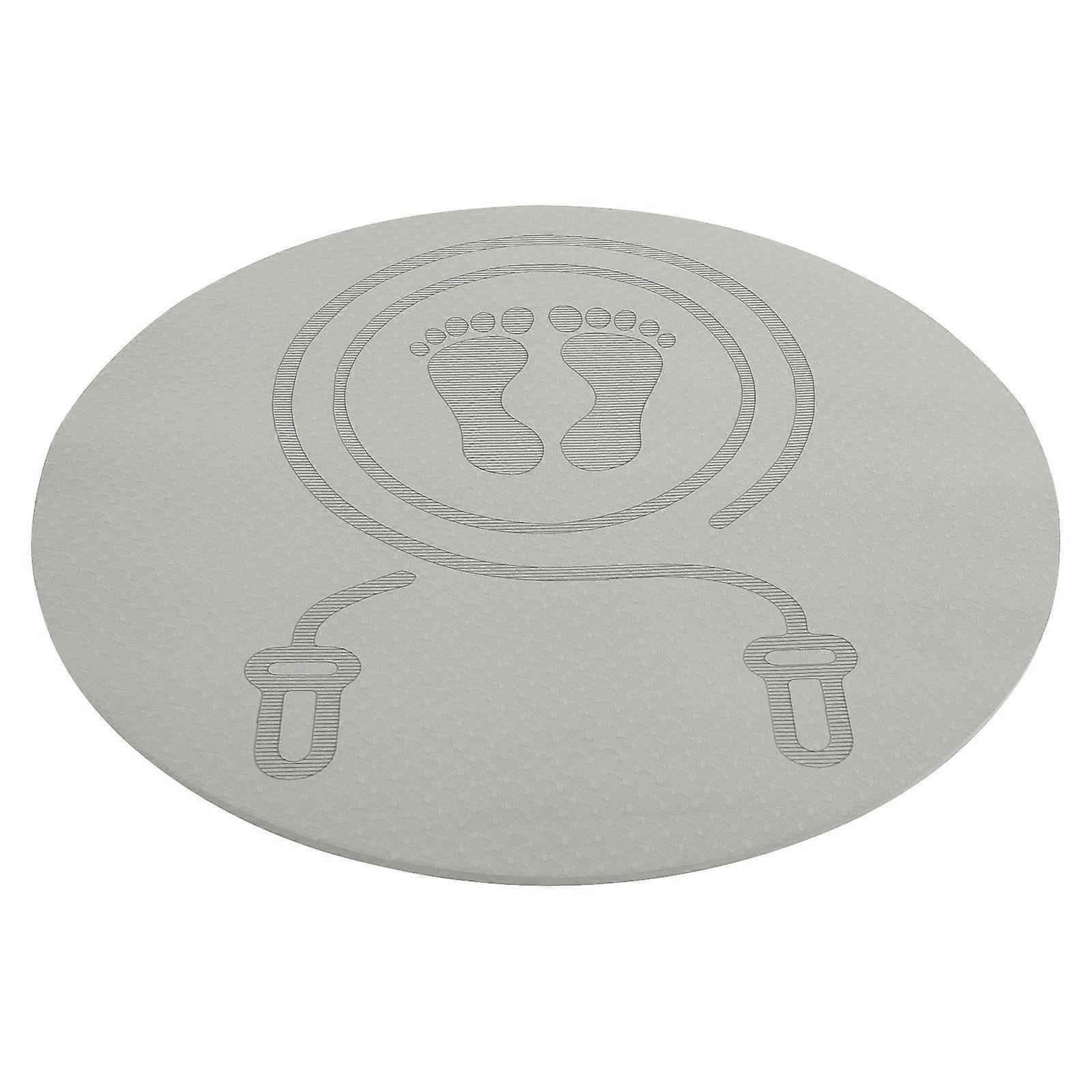 Non Slip TPE Jump Rope Mat, Thickened Soundproof Fitness Floor Cushion with Arch Support for Indoor Home Workouts