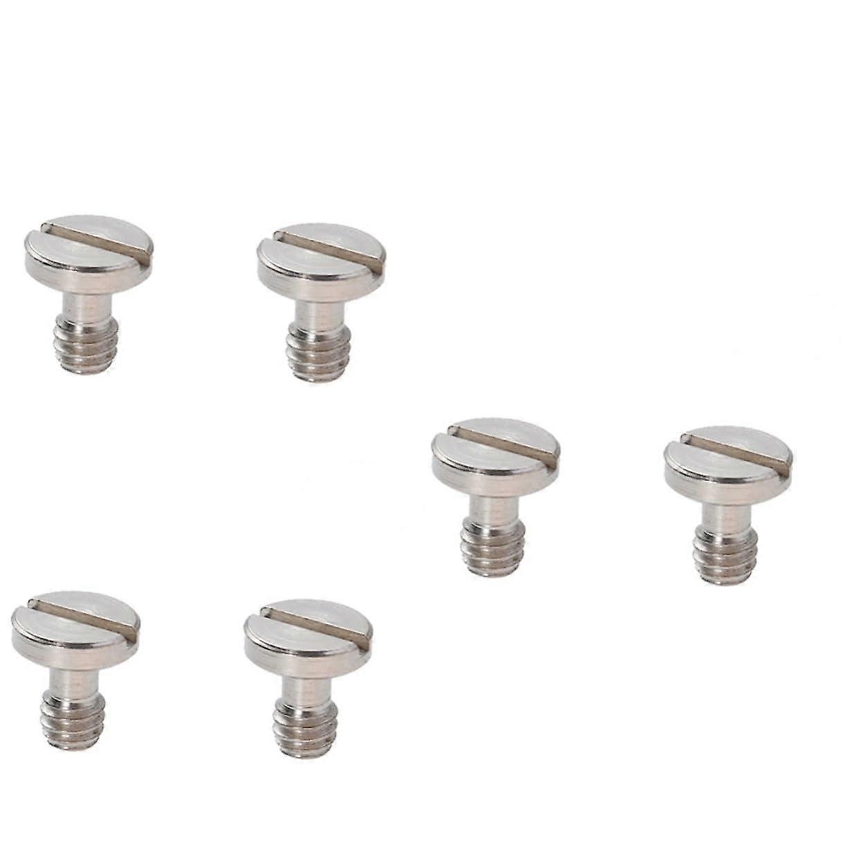 3 Sets Quick Release Screws for Tripod Monopod Camera Mounts Stainless Steel 2 Pieces Each Durable and Lightweight
