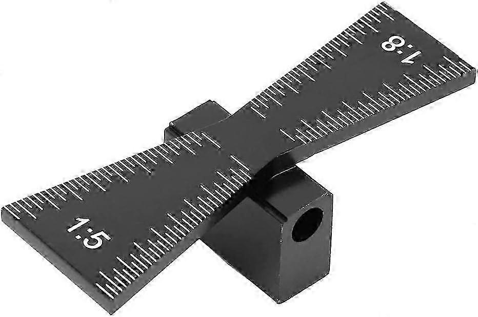 XHX Dovetail Guide Dovetail Dovetail Marker for Woodworking, Hand Cut Wood Gauge Dovetail Guide Tool, Template for Dovetail Size