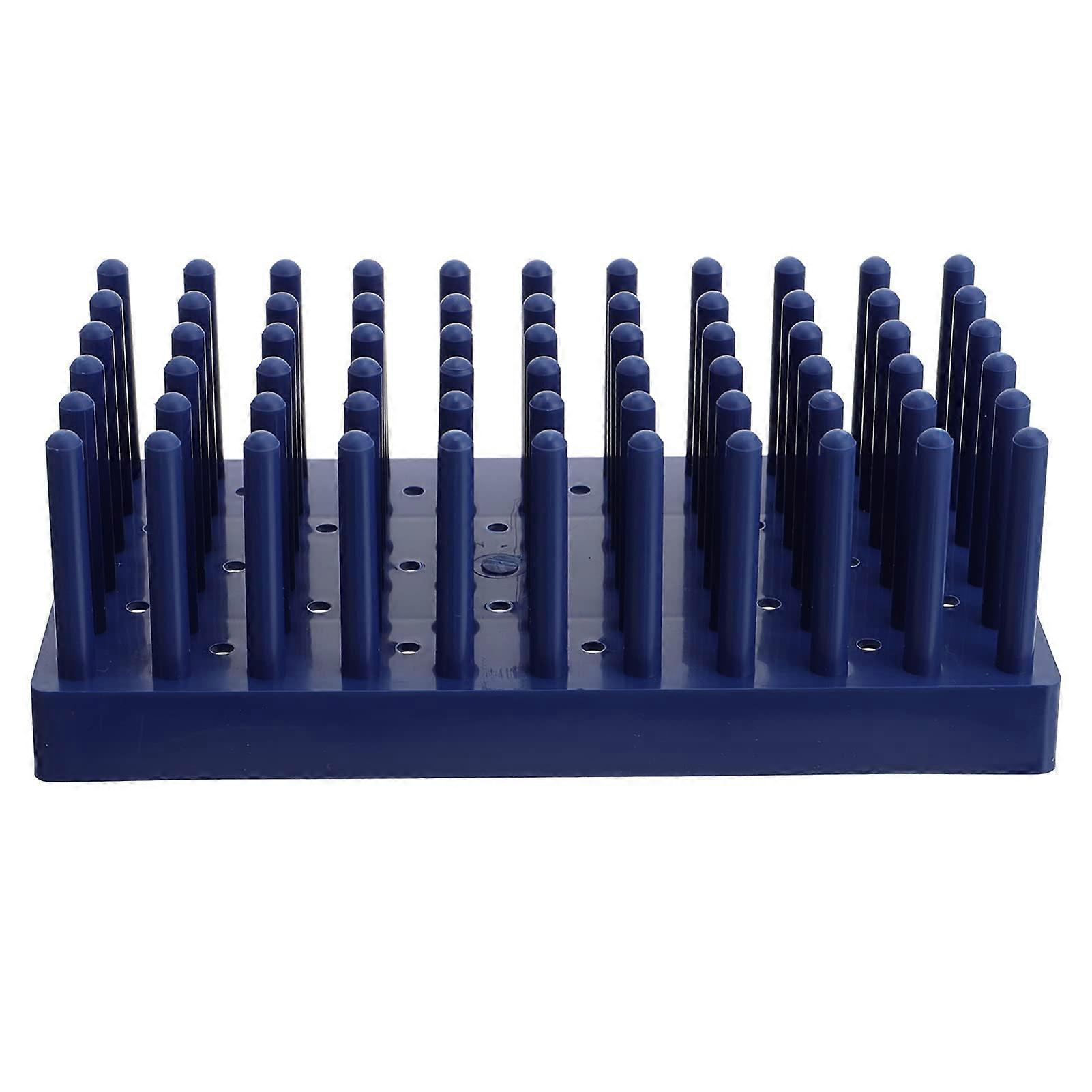 Labor Acrylic Test Tube Rack, Plastic Test Tube Holder, Drying Rack, Test Tube Stand, Blue