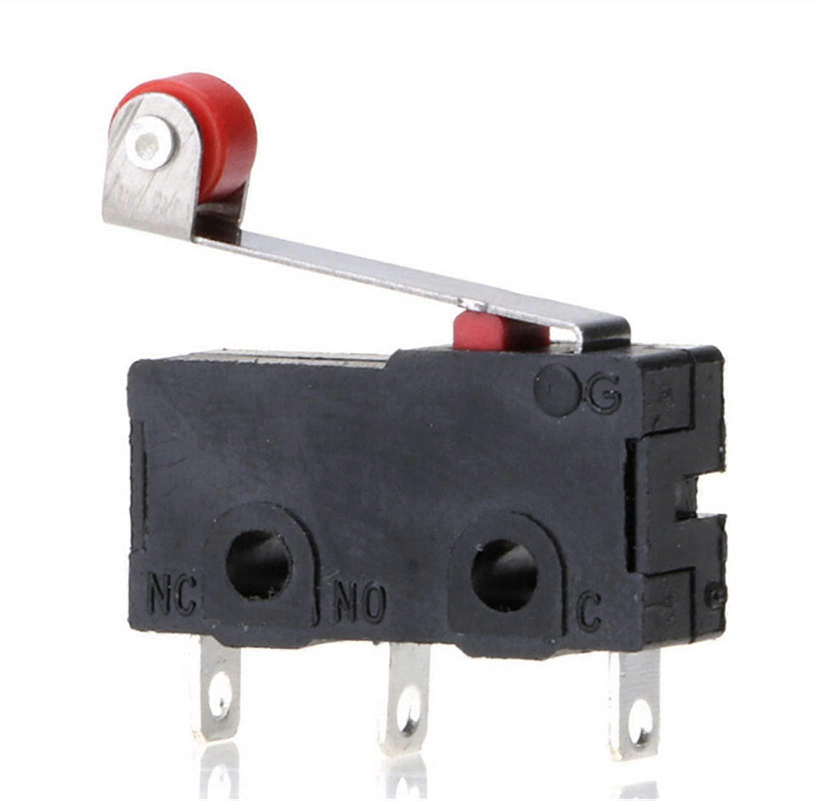 Tactile Switch Buttons 5 Pieces/Set Useful Micro Roller Lever Arm Open Close Tool Parts KW123 PCB Limit Switch Micro Switch