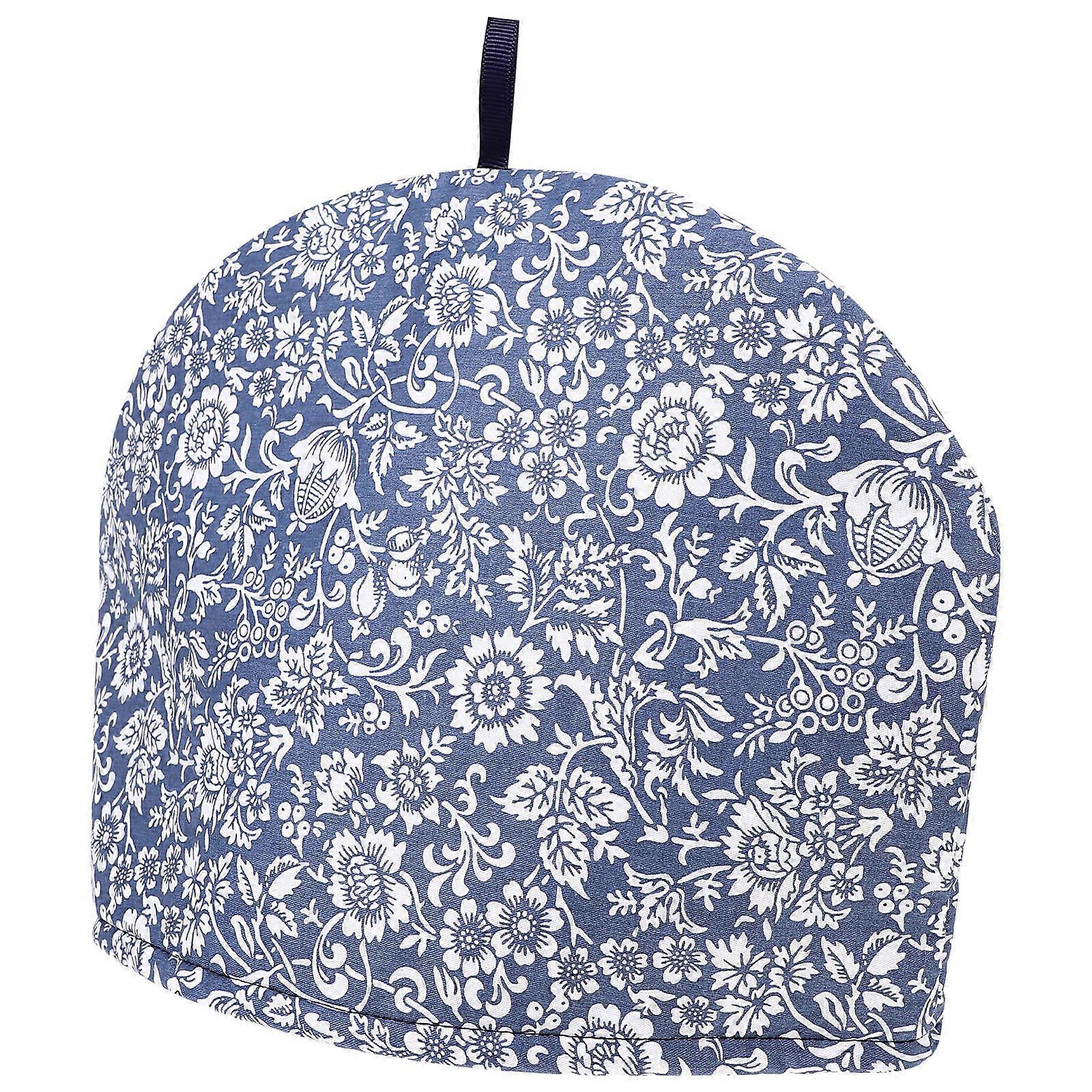 Insulated Printed Tea Cozy for Teapot Reusable, Washable, Dust Proof Cover for Home and Travel Use