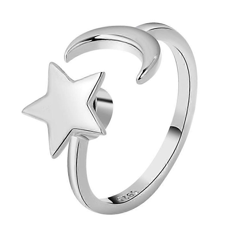 Durable Copper Adjustable Opening Ring for Decor Silver Color Fits Most Finger Sizes