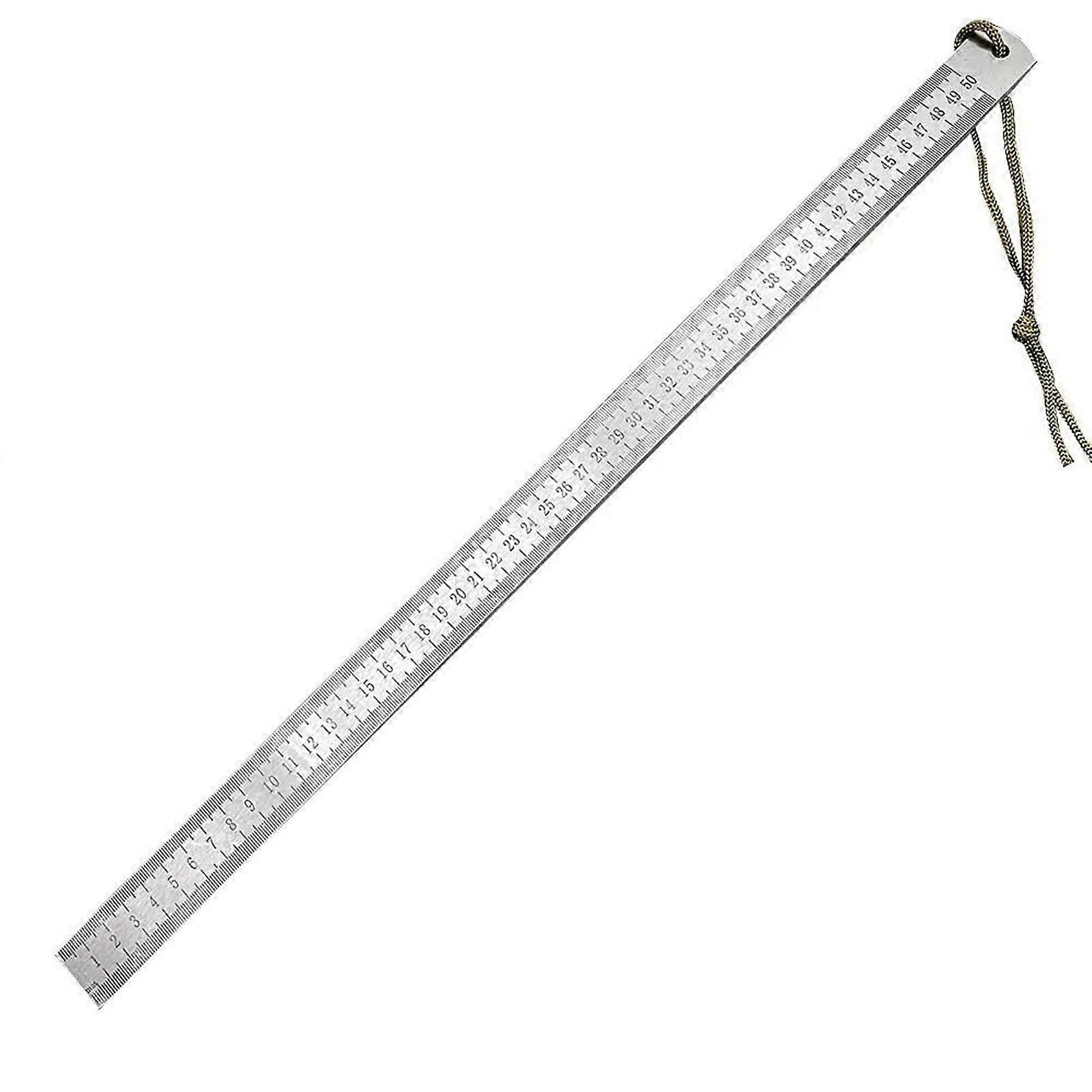 Stainless Steel Ruler with Comfortable and Safe Edges, Ideal for Various Measurement Needs, 4mm