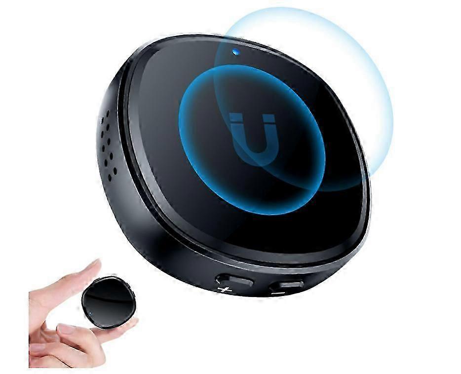 128GB Magnetic Voice Activated Recorder with Playback - Voice Activated Recorder with 1600Hrs Recording Capacity, Noise Reduction(Black)