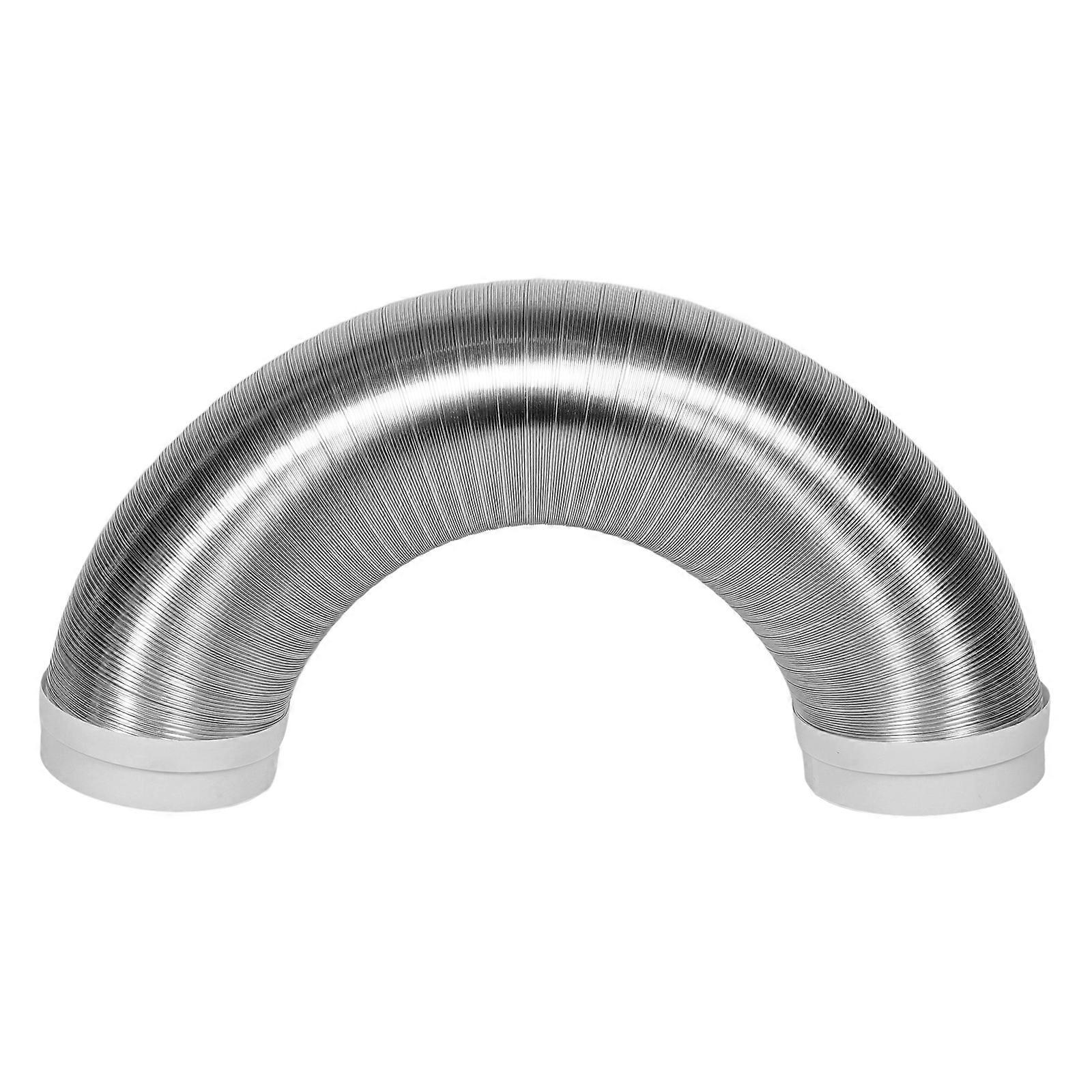 Flexible Aluminum Foil Dryer Vent Hose for Kitchen Exhaust and Ventilation, Efficient Smoke Extraction, Fits Various Range Hoods
