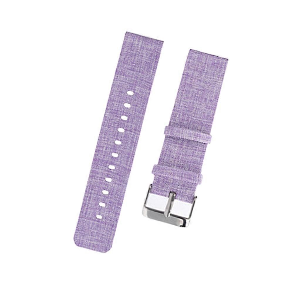 Canvas Watch Band Minimalist Purple Durable Replacement Strap Easy Install Unique Fashion Accessory for Men Women