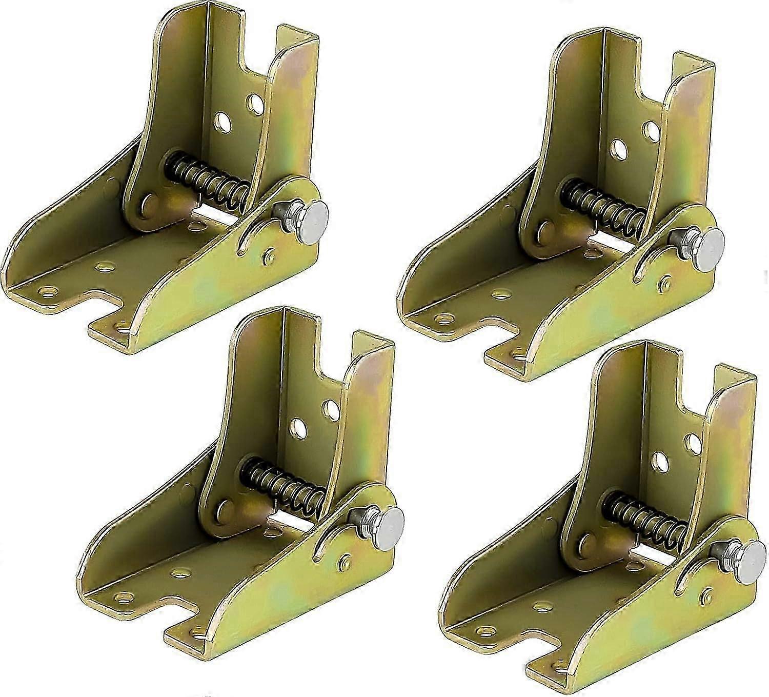 4Pcs Folding Table Leg Self-Locking Hinges for Adjustable Workbench