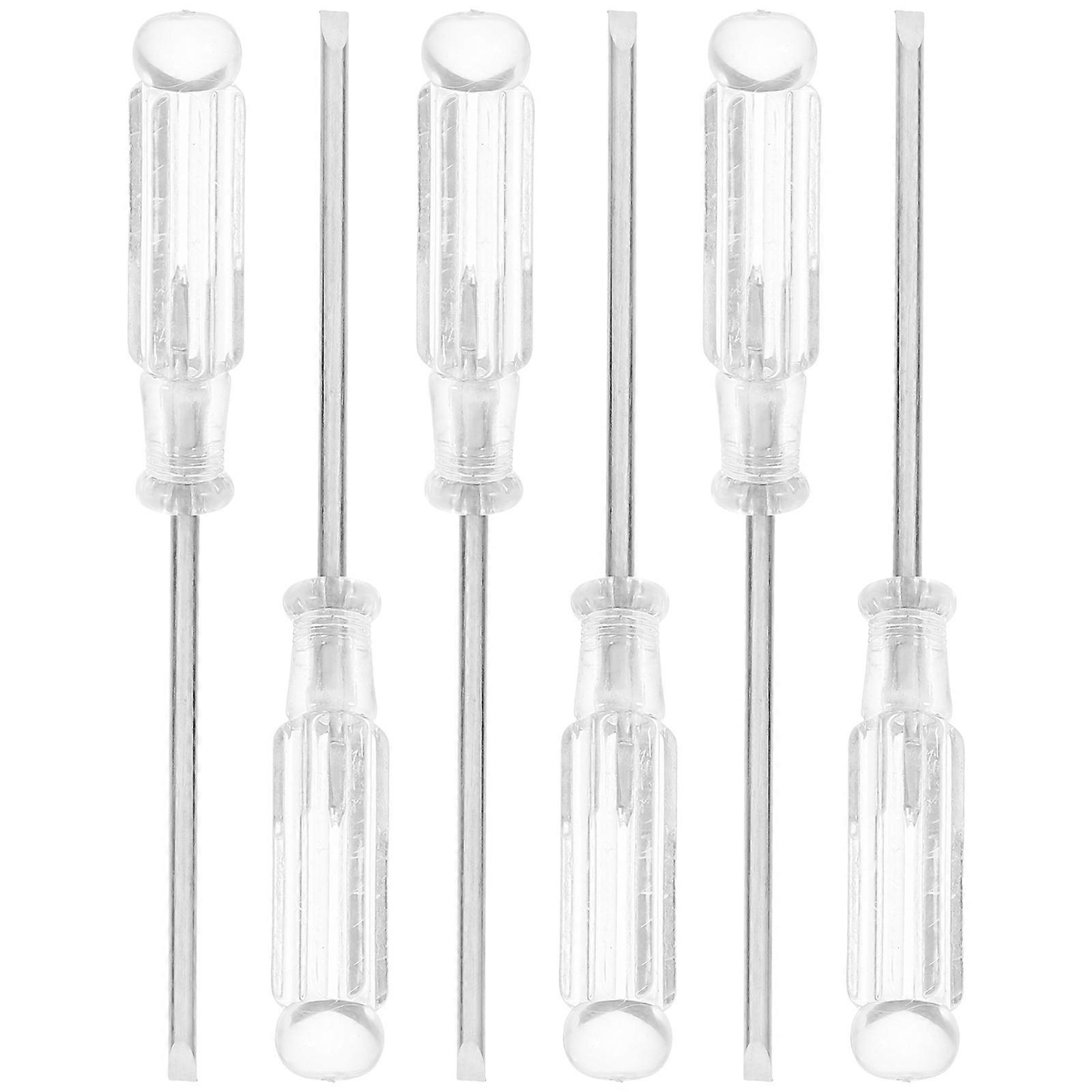 6pcs Screwdriver Set Small Kit for Flathead Hand Tools Portable