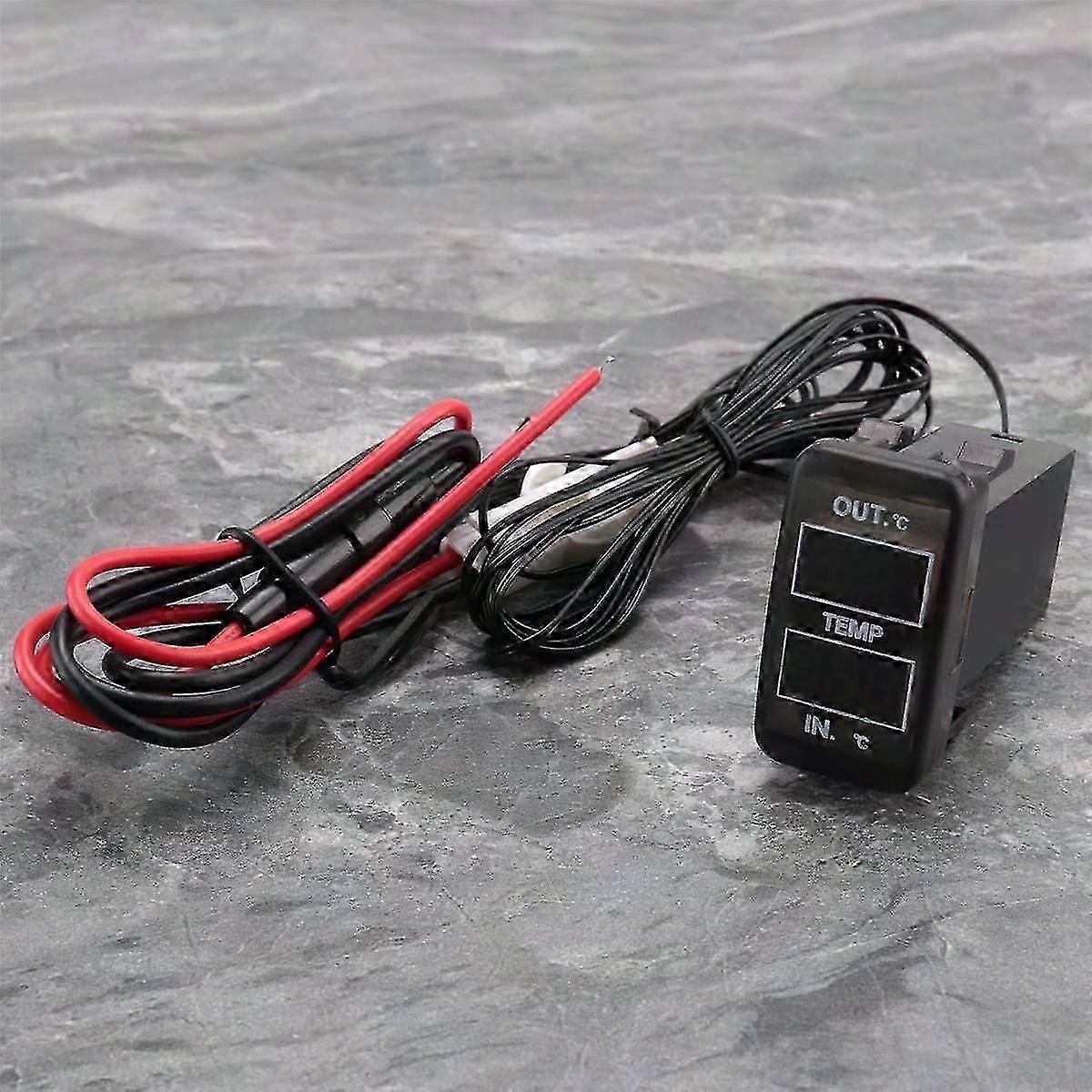 Dual Temperature Display Inside & Outside Car Sensor for Prado Prius