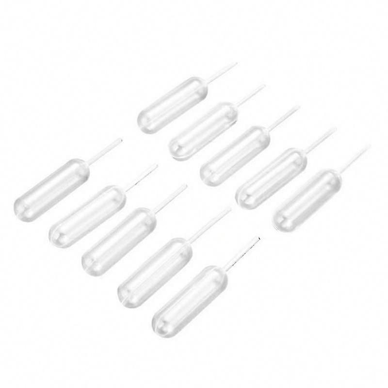 100pcs Disposable 4ml Plastic Pipettes for Baking Crafts Lab Science
