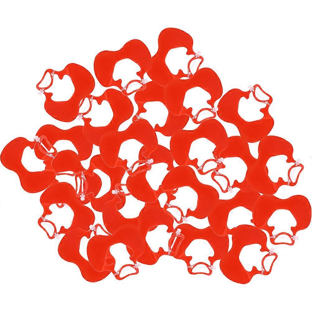 Poultry Beak Cover with Premium Plastic Material for Home Use Red Color 50pcs Size Fits Most Ducks