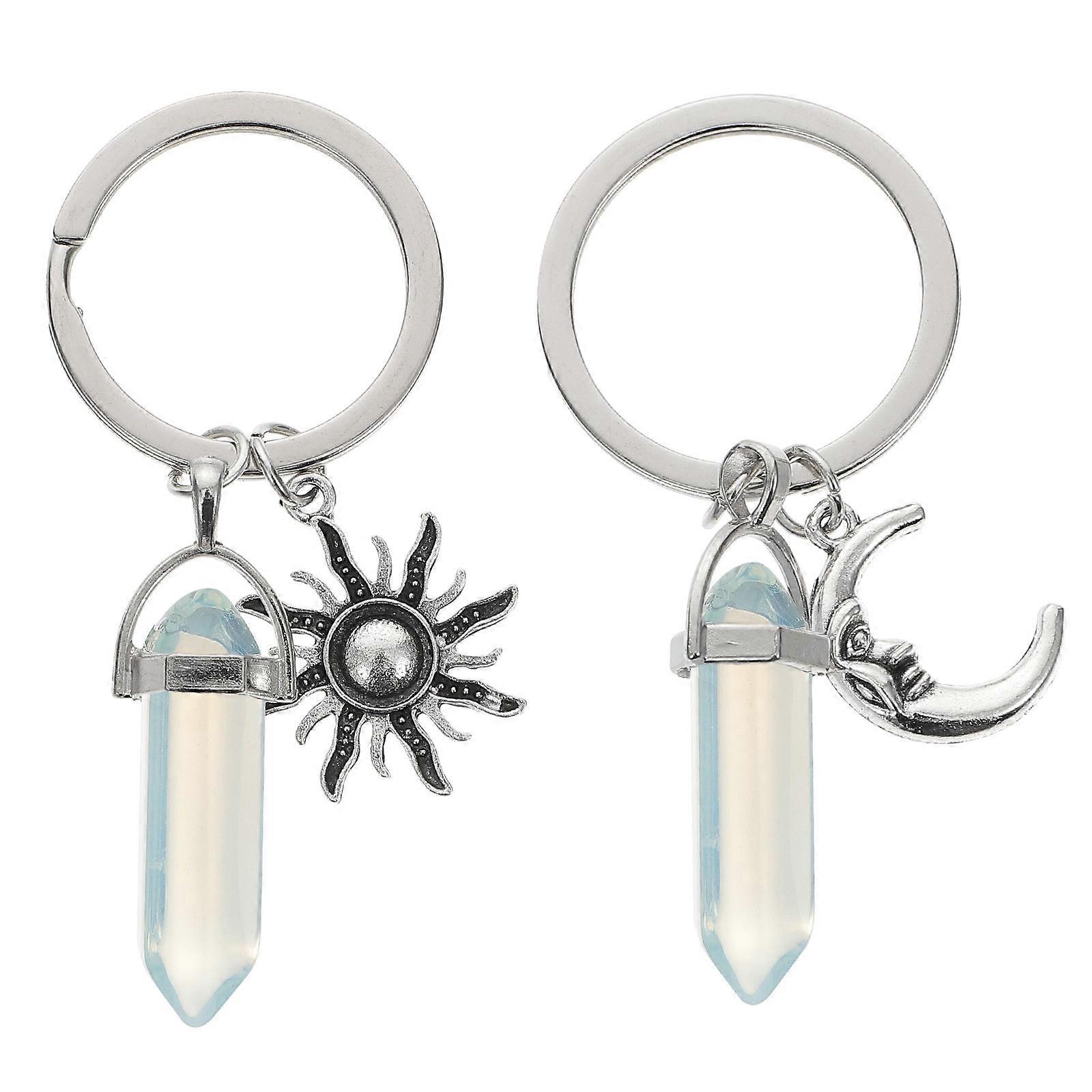 Decorative Key Holder Key Chains 2Pcs For Everyday Use For Couples Color