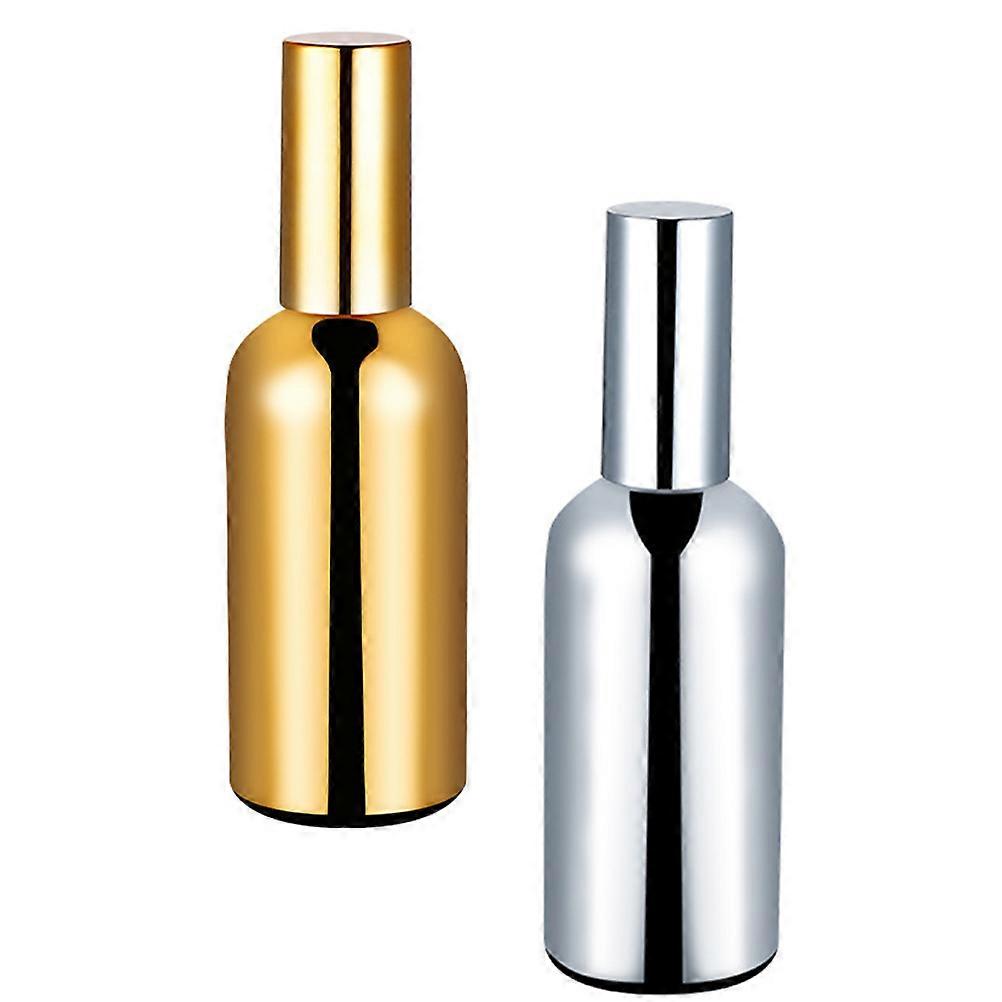Glass Spray Bottles 2Pcs Assorted Color Spray Bottles For Restaurants Suitable For Bar Service Electroplating Surface Spraying Liquids