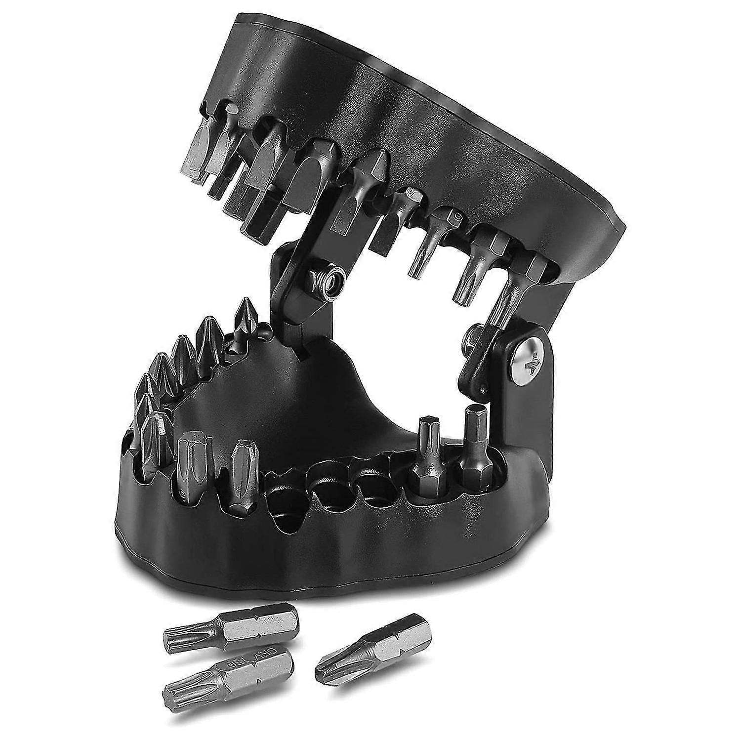 Durable Denture Drill Bit Holder for 1/4" Hex Bit and Drive Bit Adapter