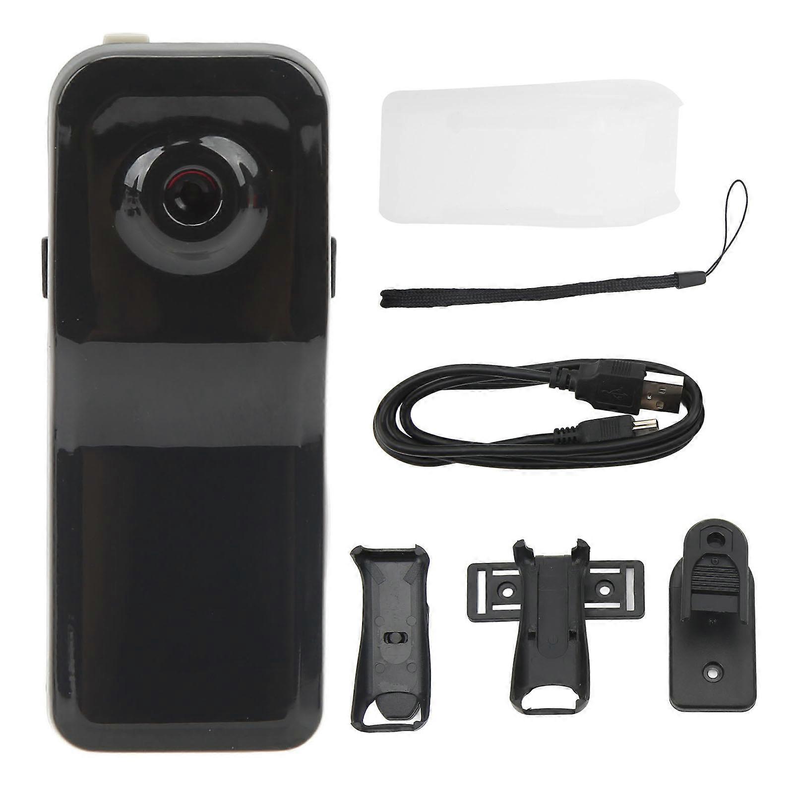 Mini Motion Camcorder ABS with Universal Bracket USB Cable 5V Micro Sports Camera for Outdoor