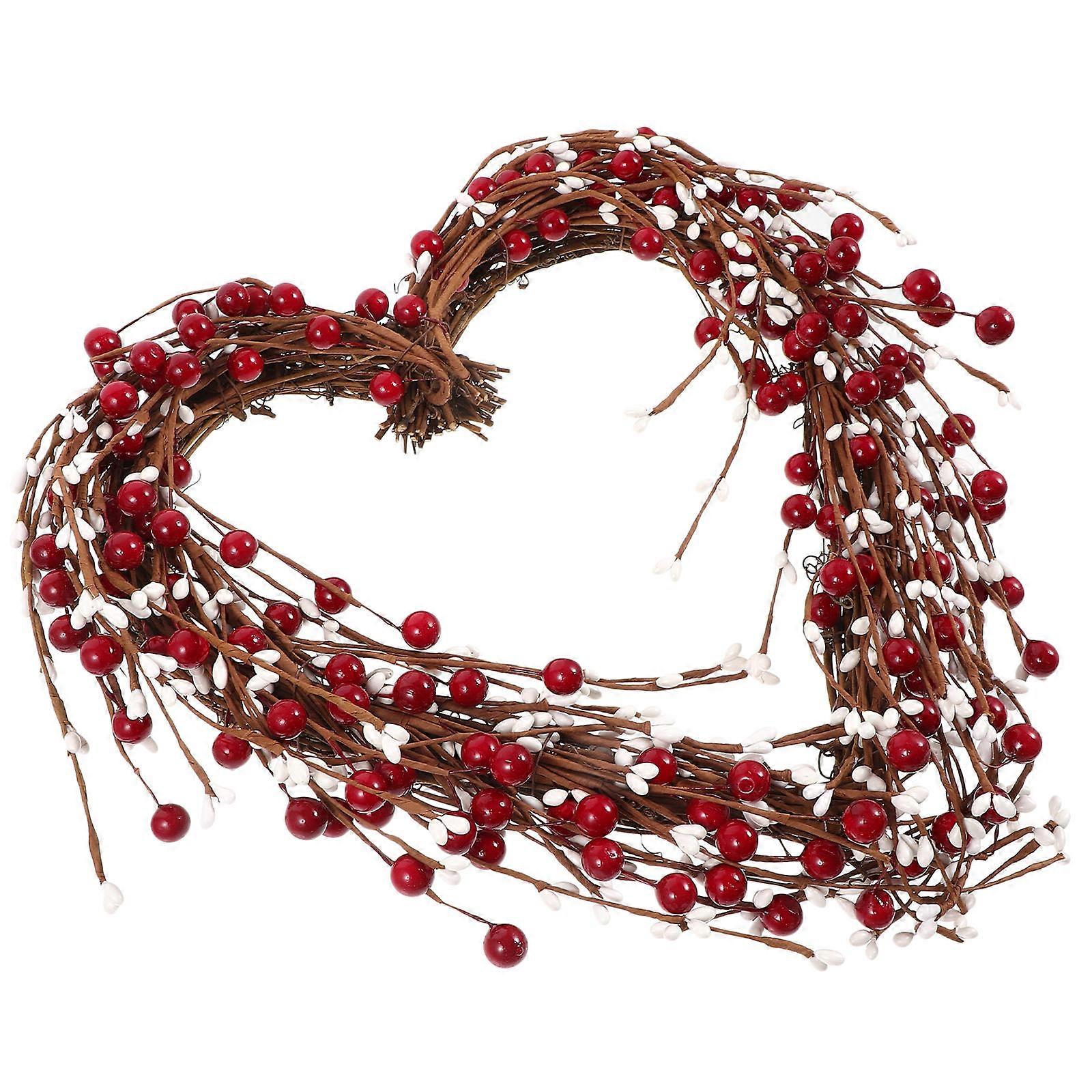 Herzförmige Schaumstoffgirlande für Dekorationsanhänger mit frischer Farbe und lebendiger Form 12,5 Zoll