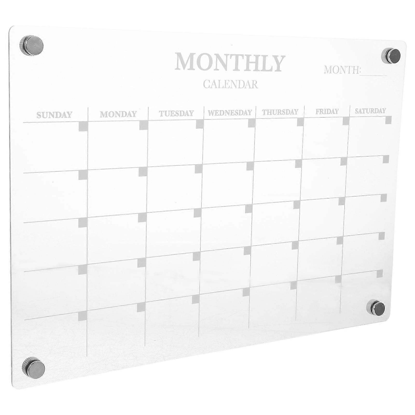 Planning Boards For Wall Erasable Board Office Use Reusable Rectangular 1Pack