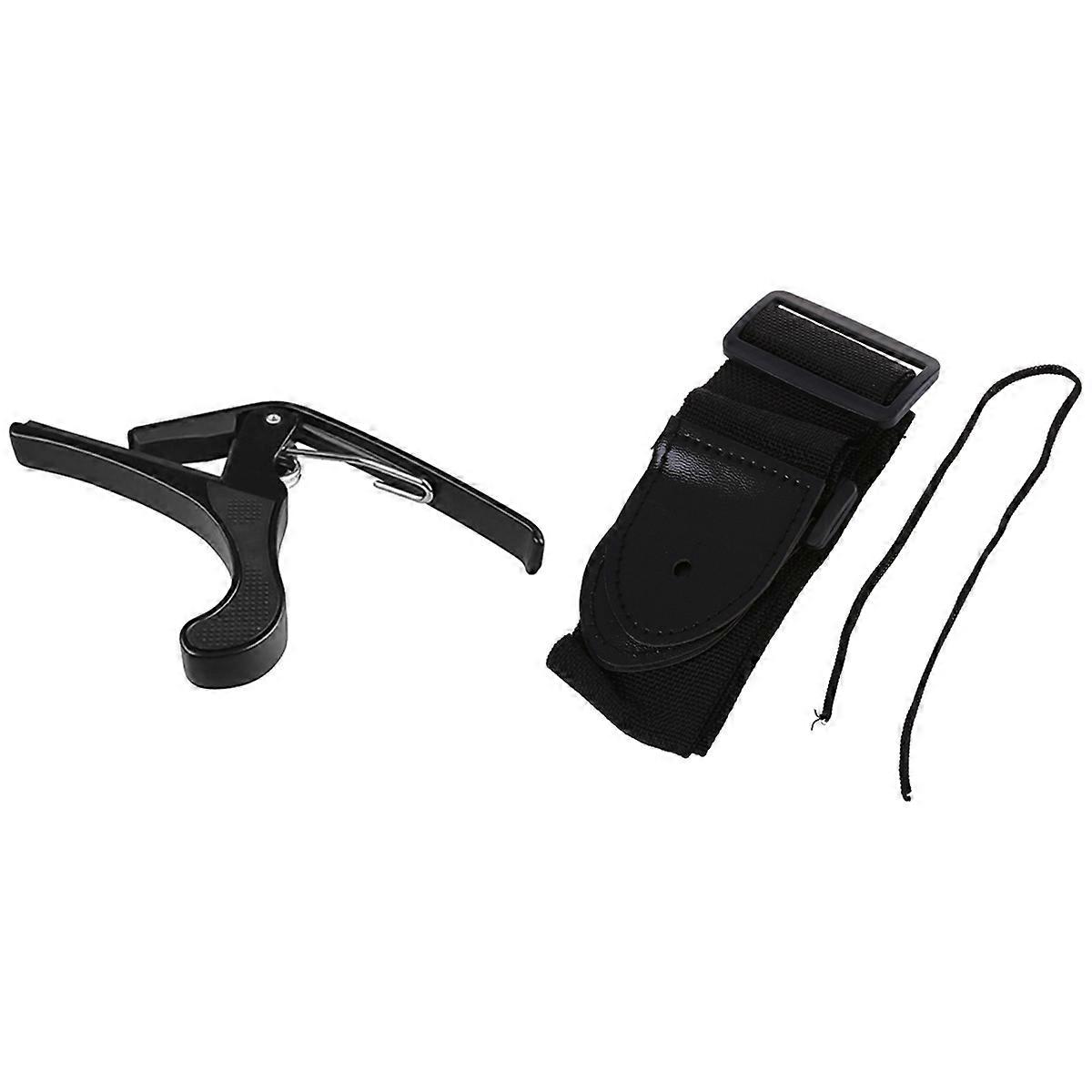 Premium Quick Change Folk Acoustic Electric Guitar Banjo Trigger Capo Key Clamp & Adjustable Guitar