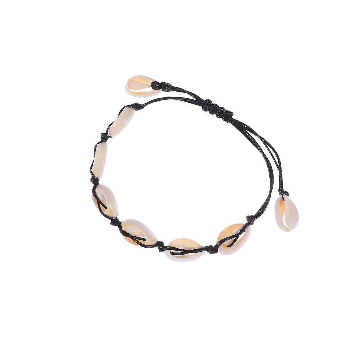 Durable Shell Beads Necklace Set with Wax Thread for Wearing Multi Color