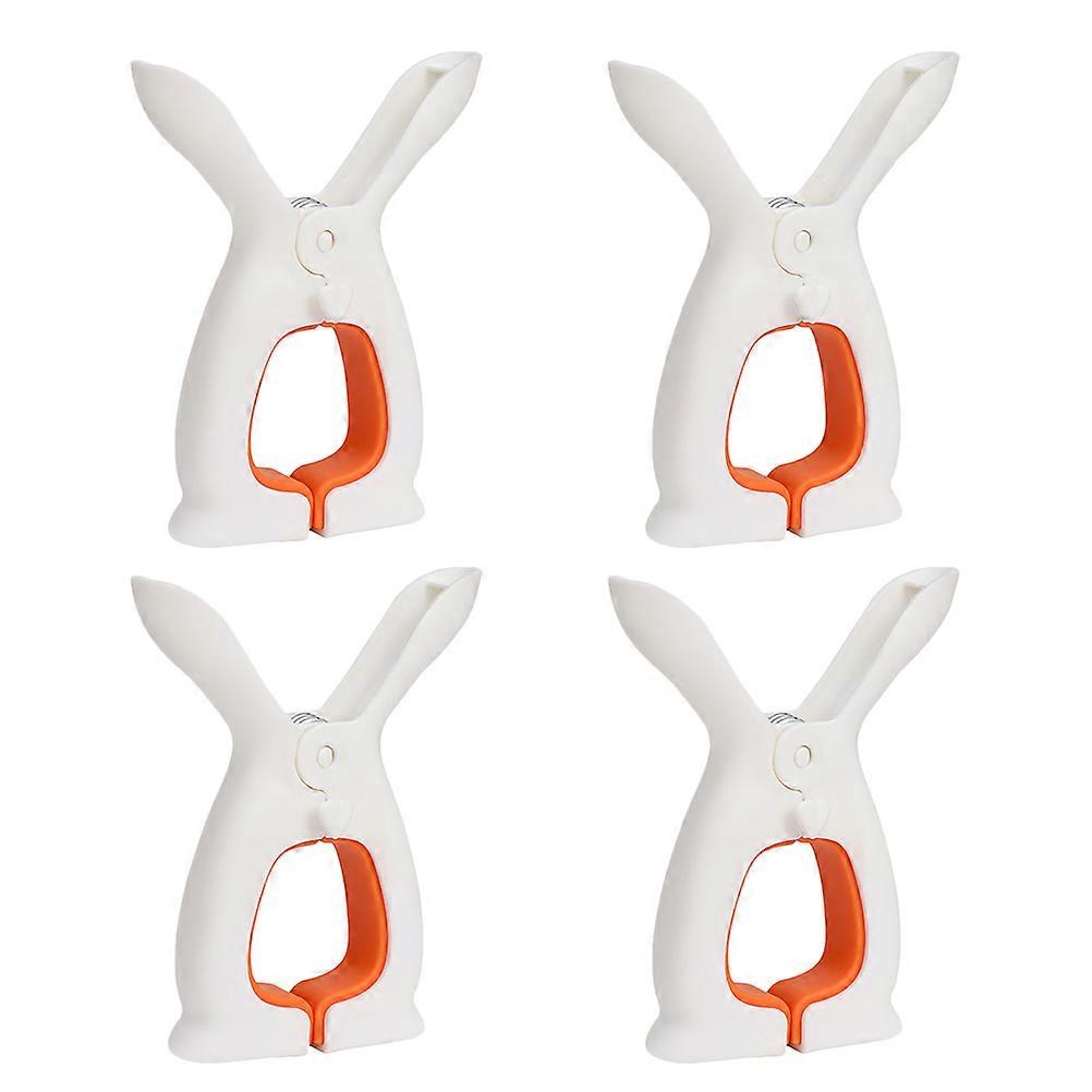 Windproof Plastic Clothes Clips Strong Clamping Force For Clothes Socks Towels Underwear Home Use 4Pcs